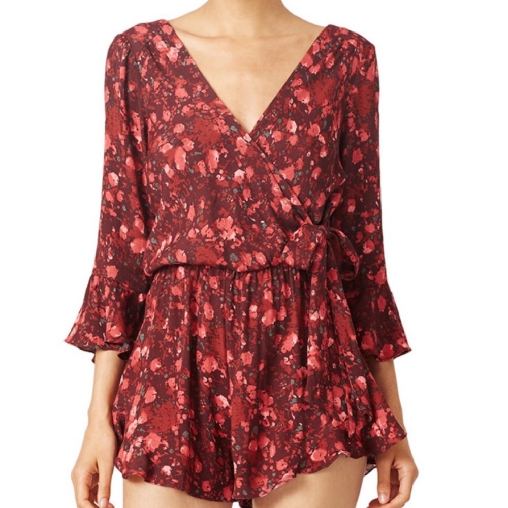 Free People Floral Romper